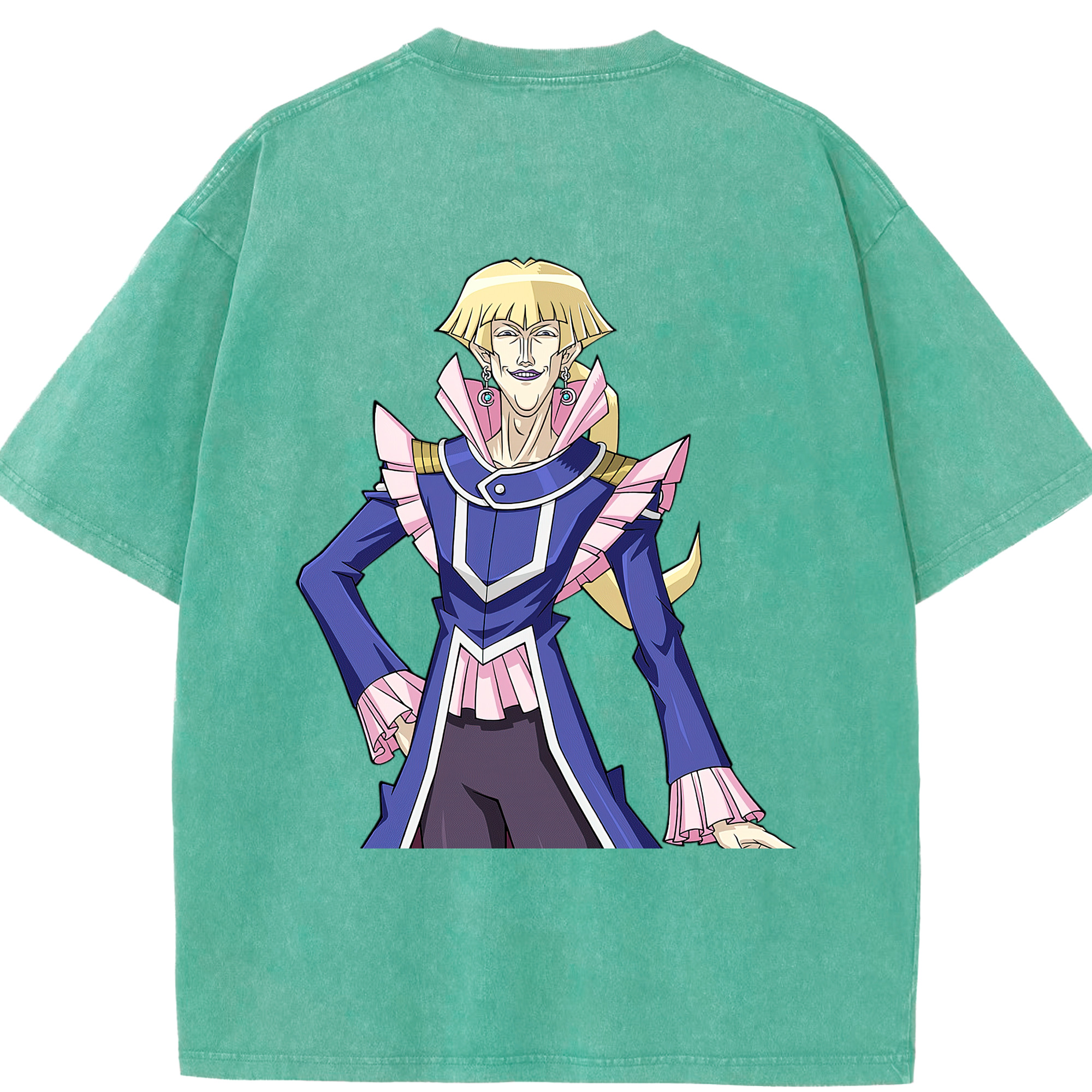 （画像用） 遊☆戯☆王 Yu-Gi-Oh! 綿100% ヴィンテージ風 半袖Tシャツ（背面プリント）
